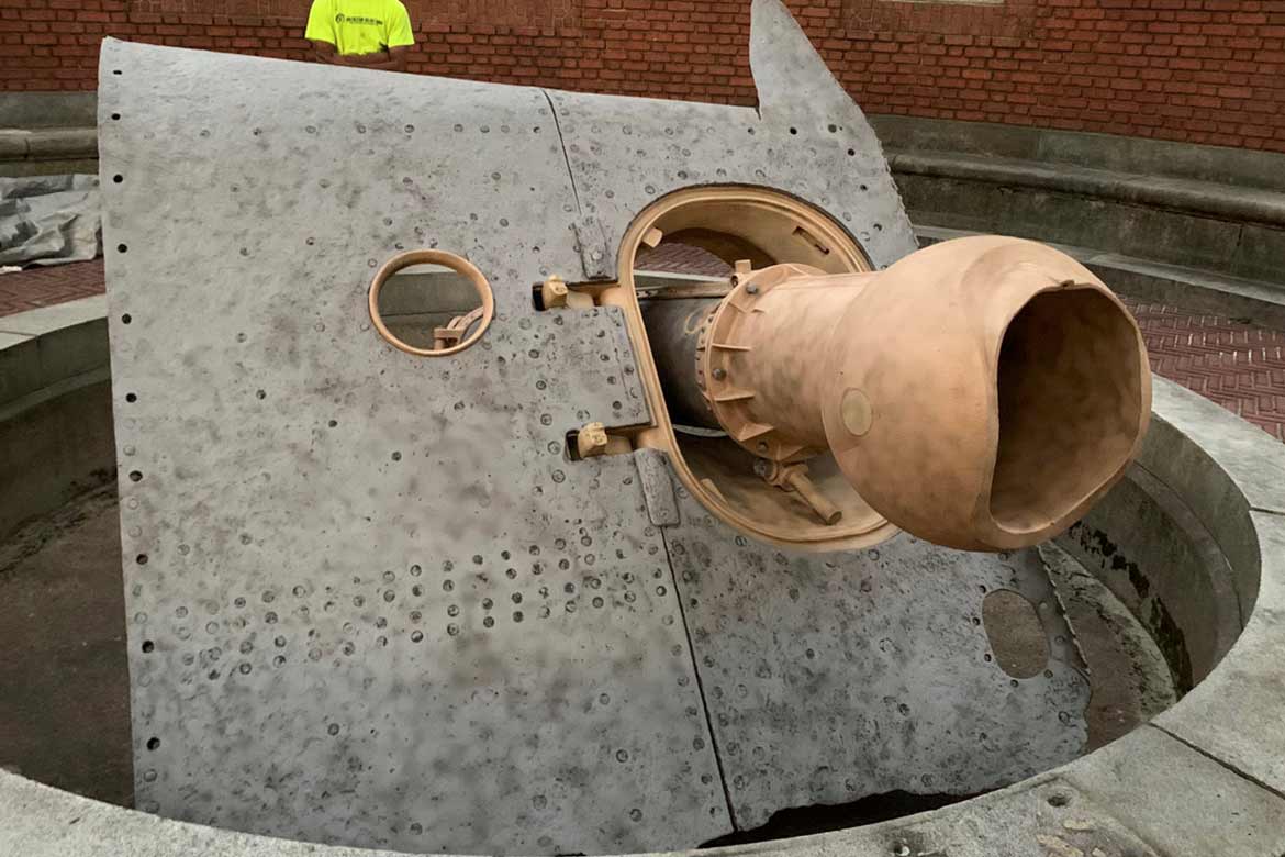 uss maine monument - restoration and conservation project - fine art architectural restoration