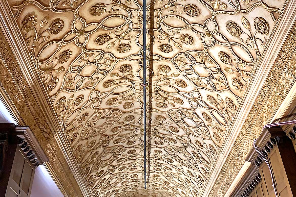 pittsburgh athletic association - grille room - interior restoration and conservation project - fine art architectural restoration