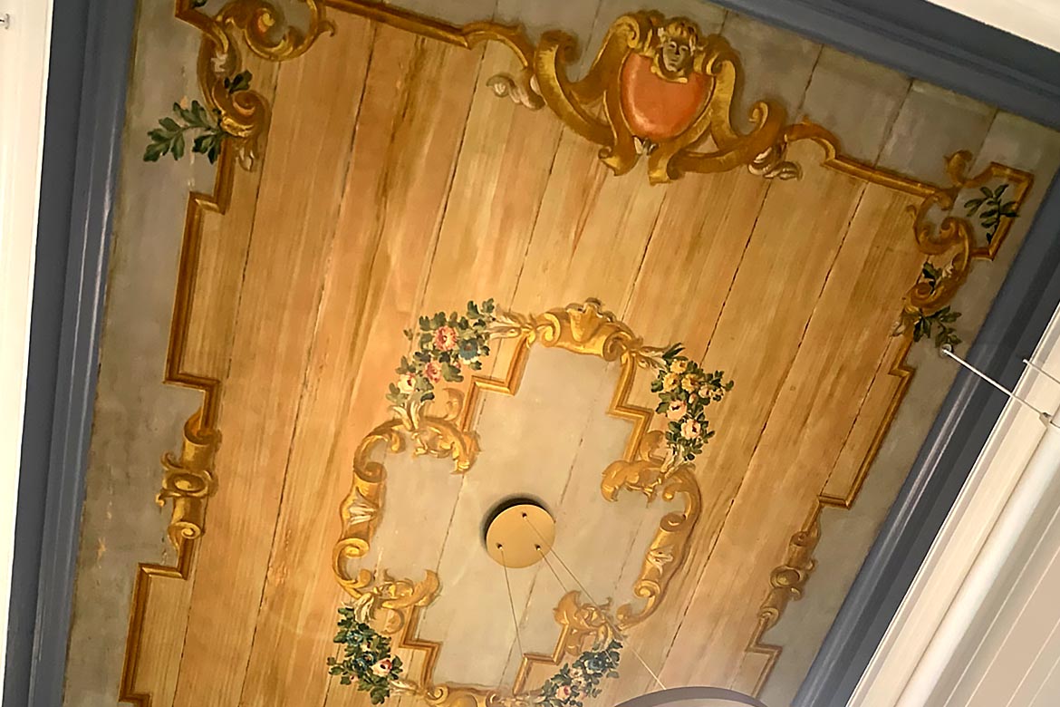 pittsburgh athletic association - lytton hallway - interior restoration and conservation project - fine art architectural restoration