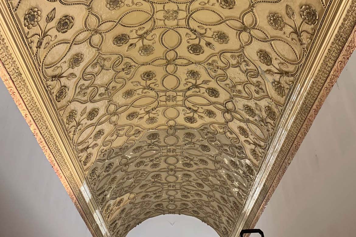 pittsburgh athletic association - oaklander hallway - interior restoration and conservation project - fine art architectural restoration
